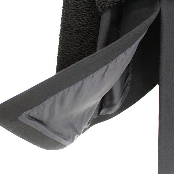 Black Tailored Blazer with Classic Collar - Picture 9 of 11